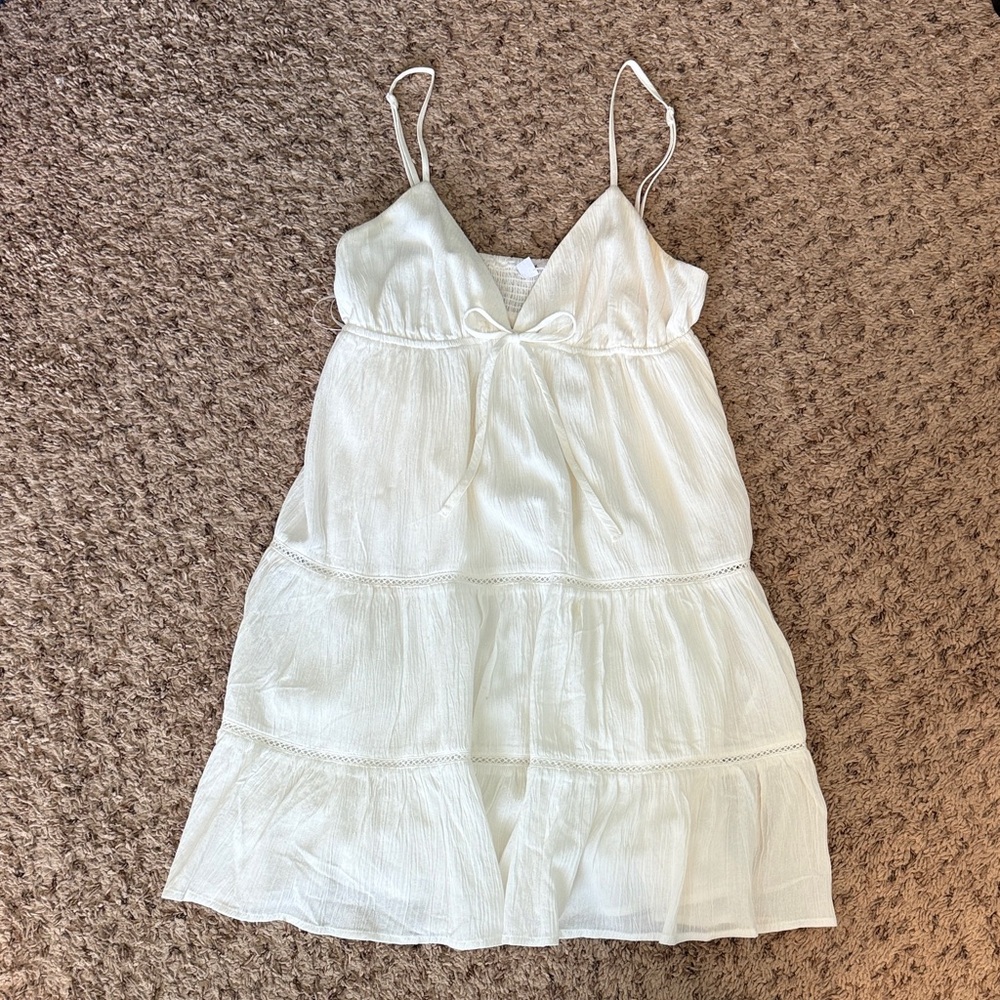 Garage White Mini Dress Size XS